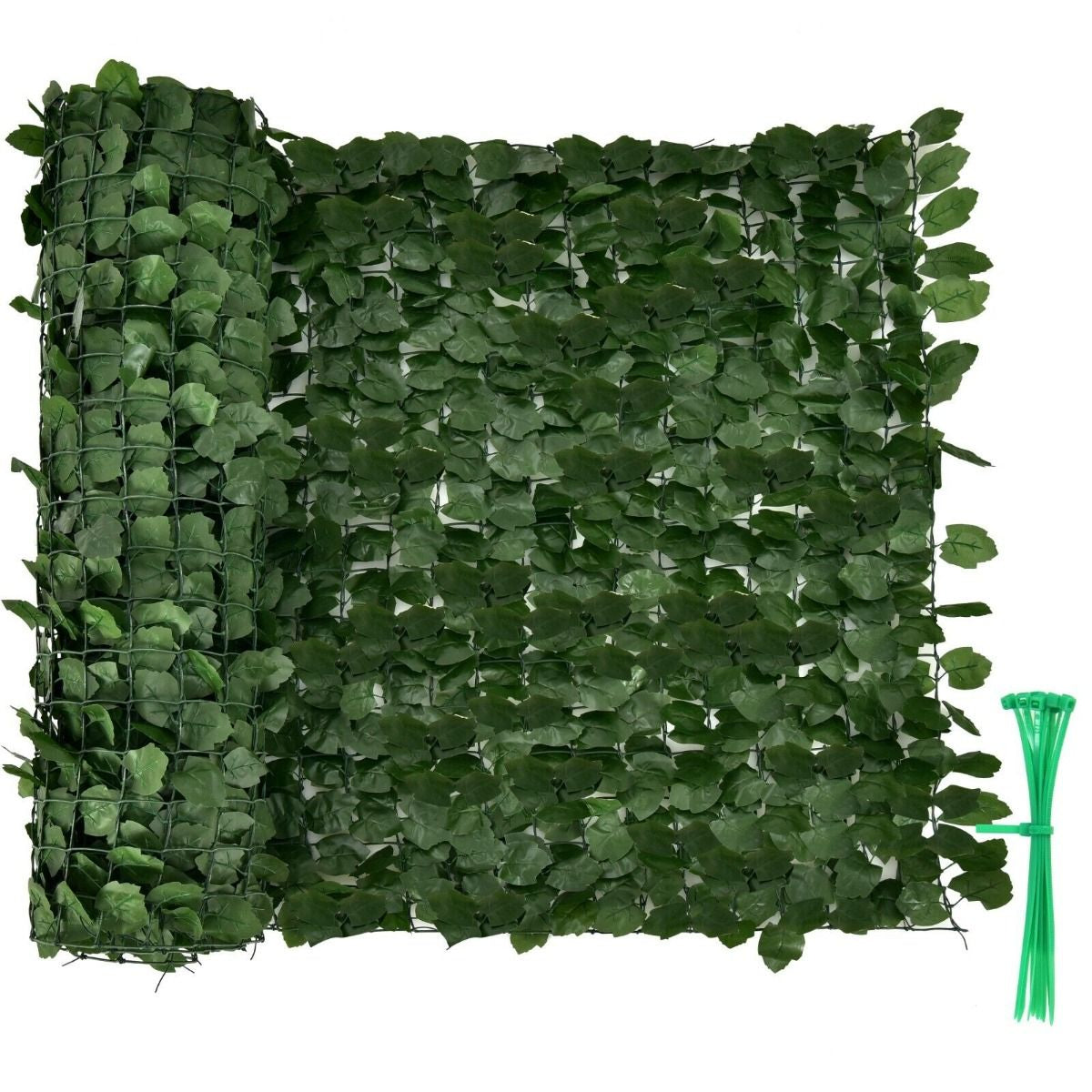 3 X 1M Artificial Hedge Ivy Leaf with Leaves for Garden