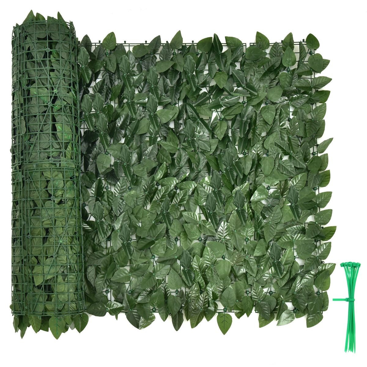 3 X 1M Artificial Hedge Ivy Leaf with Leaves for Garden