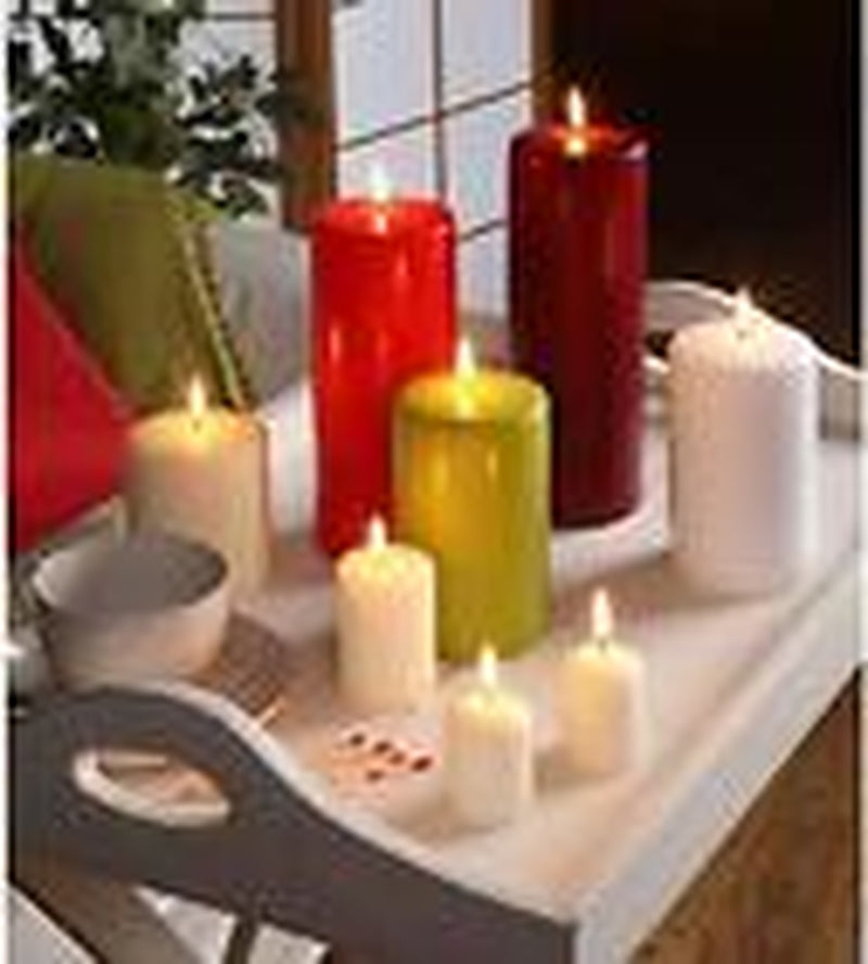 10 X WHITE PILLAR CANDLES 40 X 90 MM WEDDING CHRISTMAS EVENTS CHURCH HOME DECOR